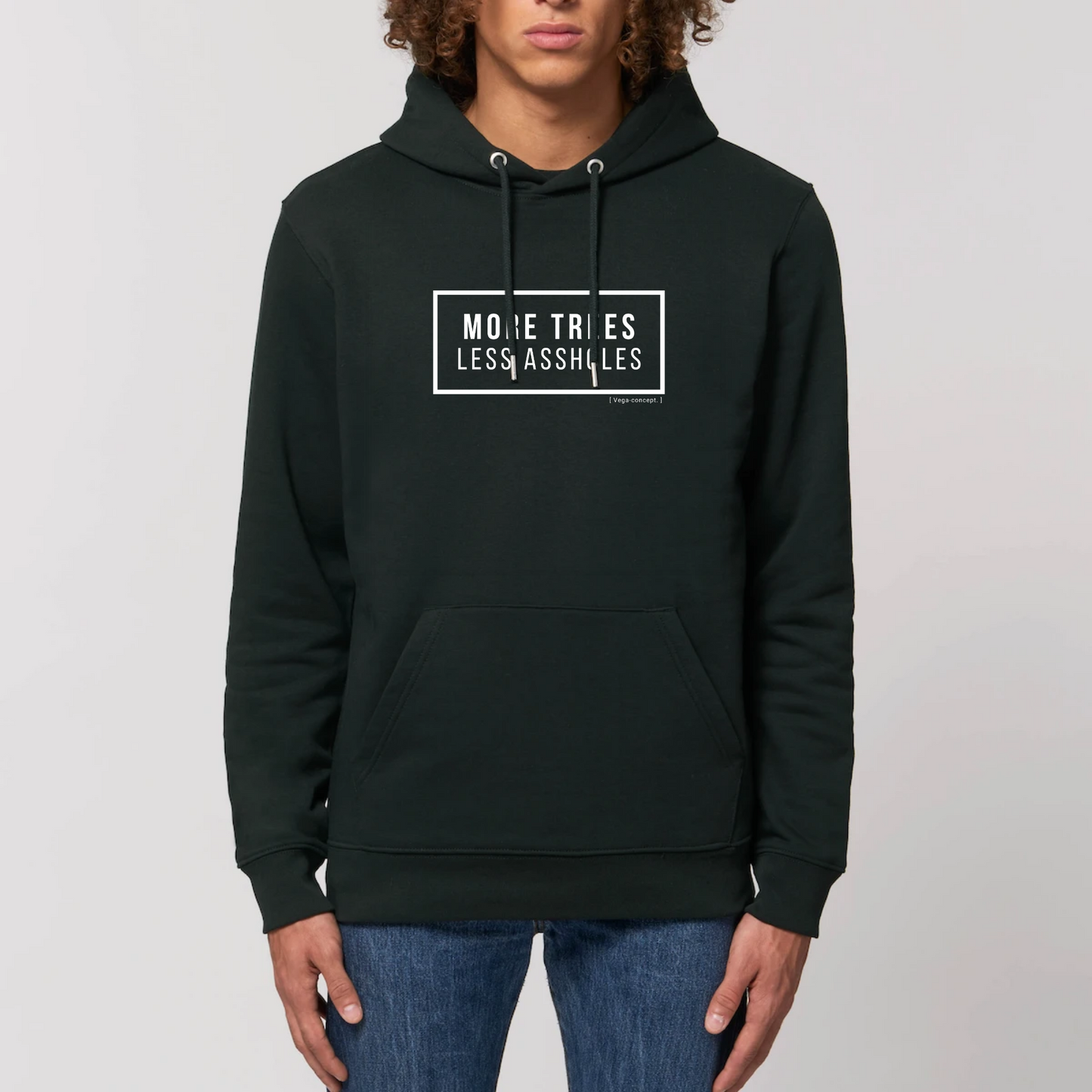 Organic Message Hoodie solid colors- unisex -